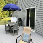 Brand new deck with outdoor furniture 